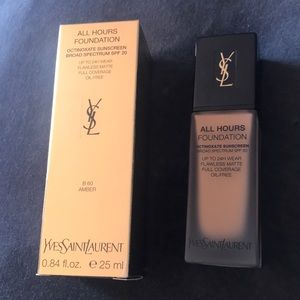 ❌sold❌YSL all hours foundation new color amber B60